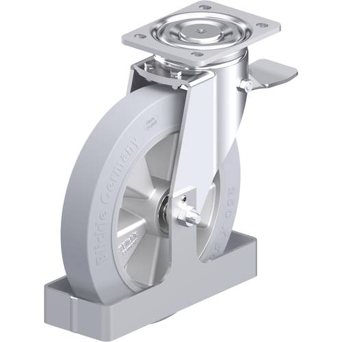 Blickle 938667 LH-ALEV 250K-ST-SG-FS Stahlblech-Lenkrolle Rad-Durchmesser: 250 mm Tragfähigkeit (max.): 650 kg 1 St.