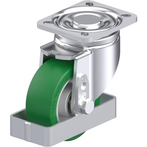 Blickle 908737 LH-ALST 100K-1-FS Stahlblech-Lenkrolle Rad-Durchmesser: 100 mm Tragfähigkeit (max.): 320 kg 1 St.