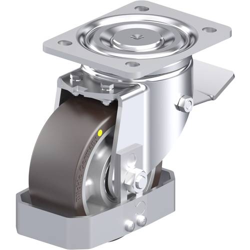 Blickle 939186 LH-ALST 127K-ST-AS-FS Stahlblech-Lenkrolle Rad-Durchmesser: 125 mm Tragfähigkeit (max.): 450 kg 1 St.