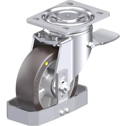 Thumbnail - Blickle 939189 LH-ALST 150K-ST-AS-FS Stahlblech-Lenkrolle Rad-Durchmesser: 150 mm Tragfähigkeit (max.): 500 kg 1 St.