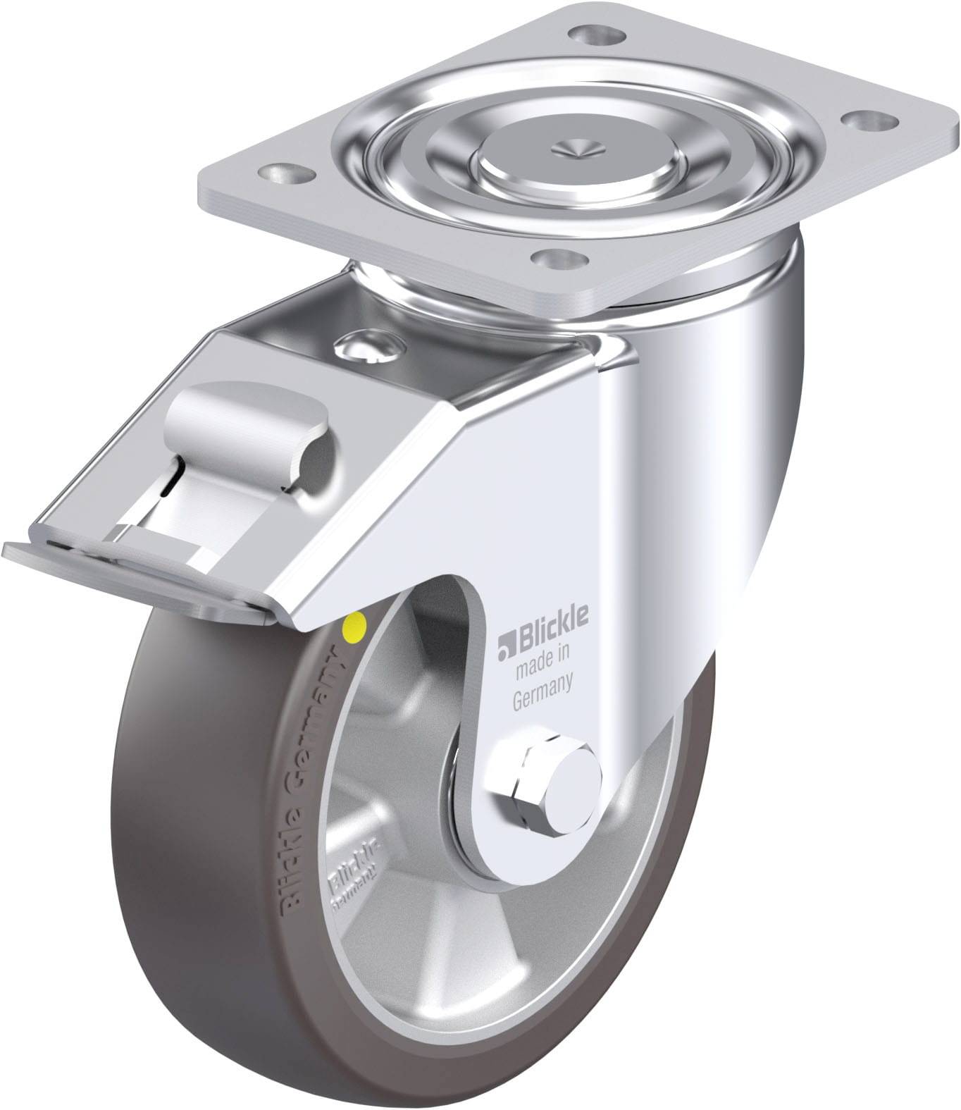 Blickle 882013 LH-ALST 160K-FI-AS Stahlblech-Lenkrolle Rad-Durchmesser: 160 mm Tragfähigkeit (max.): 580 kg 1 St.