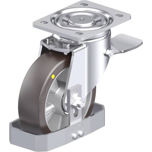 Thumbnail - Blickle 939194 LH-ALST 160K-ST-AS-FS Stahlblech-Lenkrolle Rad-Durchmesser: 160 mm Tragfähigkeit (max.): 580 kg 1 St.