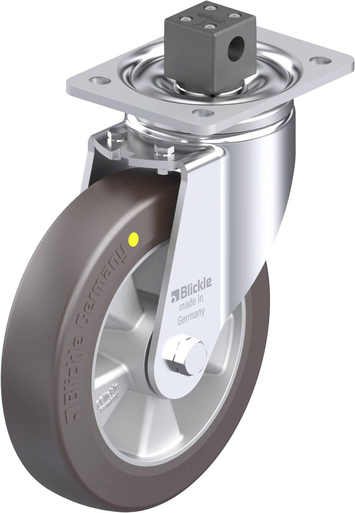 Blickle 936535 LH-ALST 200K-CS13-AS Stahlblech-Lenkrolle Rad-Durchmesser: 200 mm Tragfähigkeit (max.): 750 kg 1 St.
