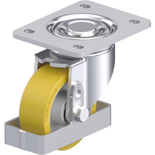 Blickle 911068 LH-ALTH 100K-3-FS Stahlblech-Lenkrolle Rad-Durchmesser: 100 mm Tragfähigkeit (max.): 350 kg 1 St.