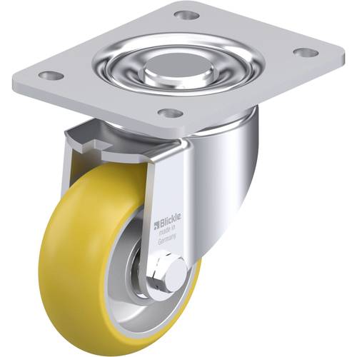 Thumbnail - Blickle 918280 LH-ALTH 101K-3-CO Stahlblech-Lenkrolle Rad-Durchmesser: 100 mm Tragfähigkeit (max.): 420 kg 1 St.