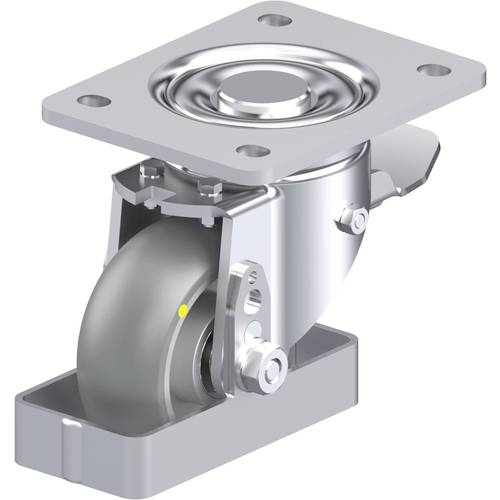 Thumbnail - Blickle 939399 LH-ALTH 101K-3-ST-AS-CO-FS Stahlblech-Lenkrolle Rad-Durchmesser: 100 mm Tragfähigkeit (max.): 420 kg 1 St...