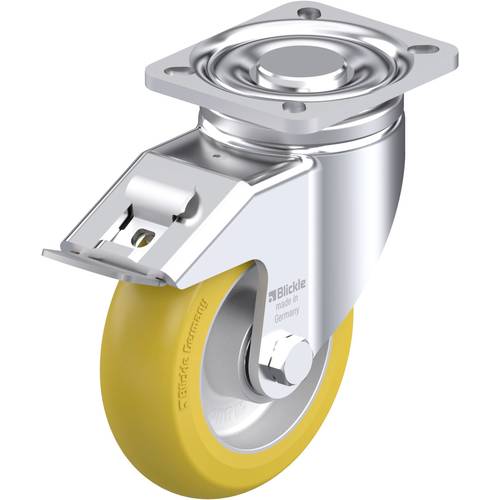 Thumbnail - Blickle 906918 LH-ALTH 125K-1-FI-CO Stahlblech-Lenkrolle Rad-Durchmesser: 125 mm Tragfähigkeit (max.): 550 kg 1 St.