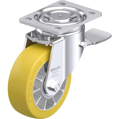 Thumbnail - Blickle 936673 LH-ALTH 152K-ST Stahlblech-Lenkrolle Rad-Durchmesser: 150 mm Tragfähigkeit (max.): 900 kg 1 St.