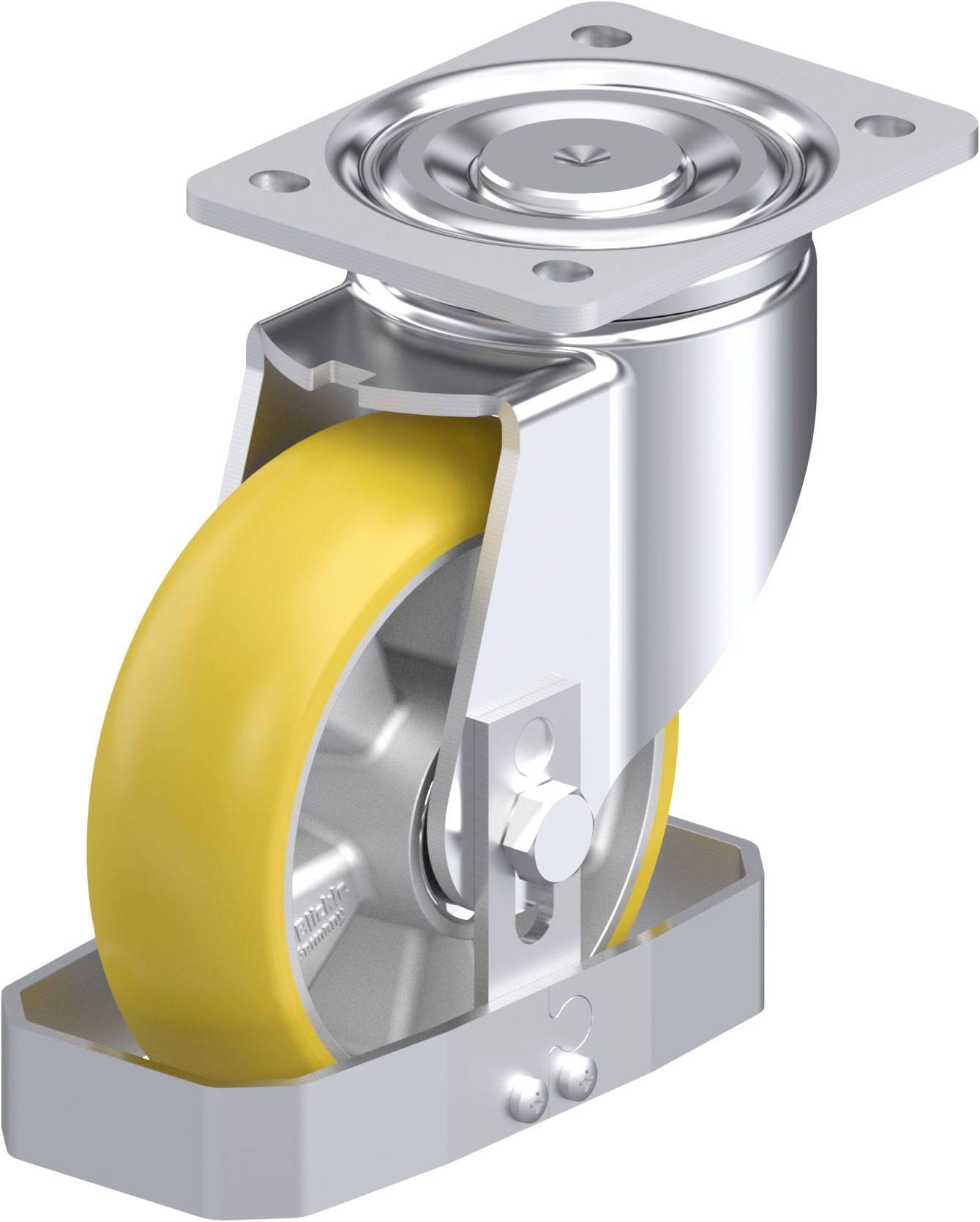 Blickle 890869 LH-ALTH 160K-CO-FS Stahlblech-Lenkrolle Rad-Durchmesser: 160 mm Tragfähigkeit (max.): 750 kg 1 St.