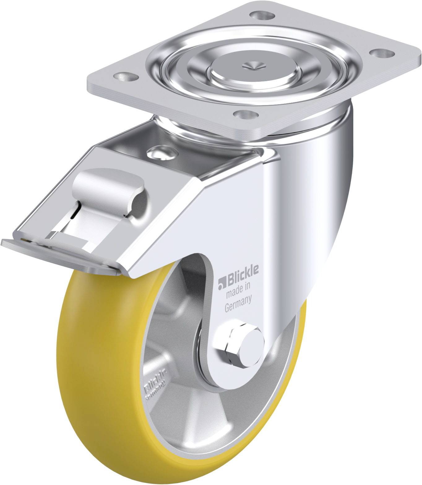 Blickle 906919 LH-ALTH 160K-FI-CO Stahlblech-Lenkrolle Rad-Durchmesser: 160 mm Tragfähigkeit (max.): 750 kg 1 St.