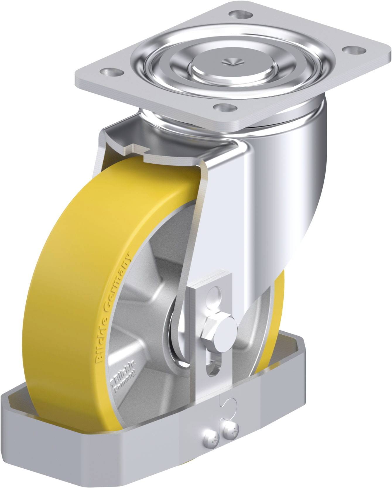 Blickle 434167 LH-ALTH 160K-FS Stahlblech-Lenkrolle Rad-Durchmesser: 160 mm Tragfähigkeit (max.): 750 kg 1 St.