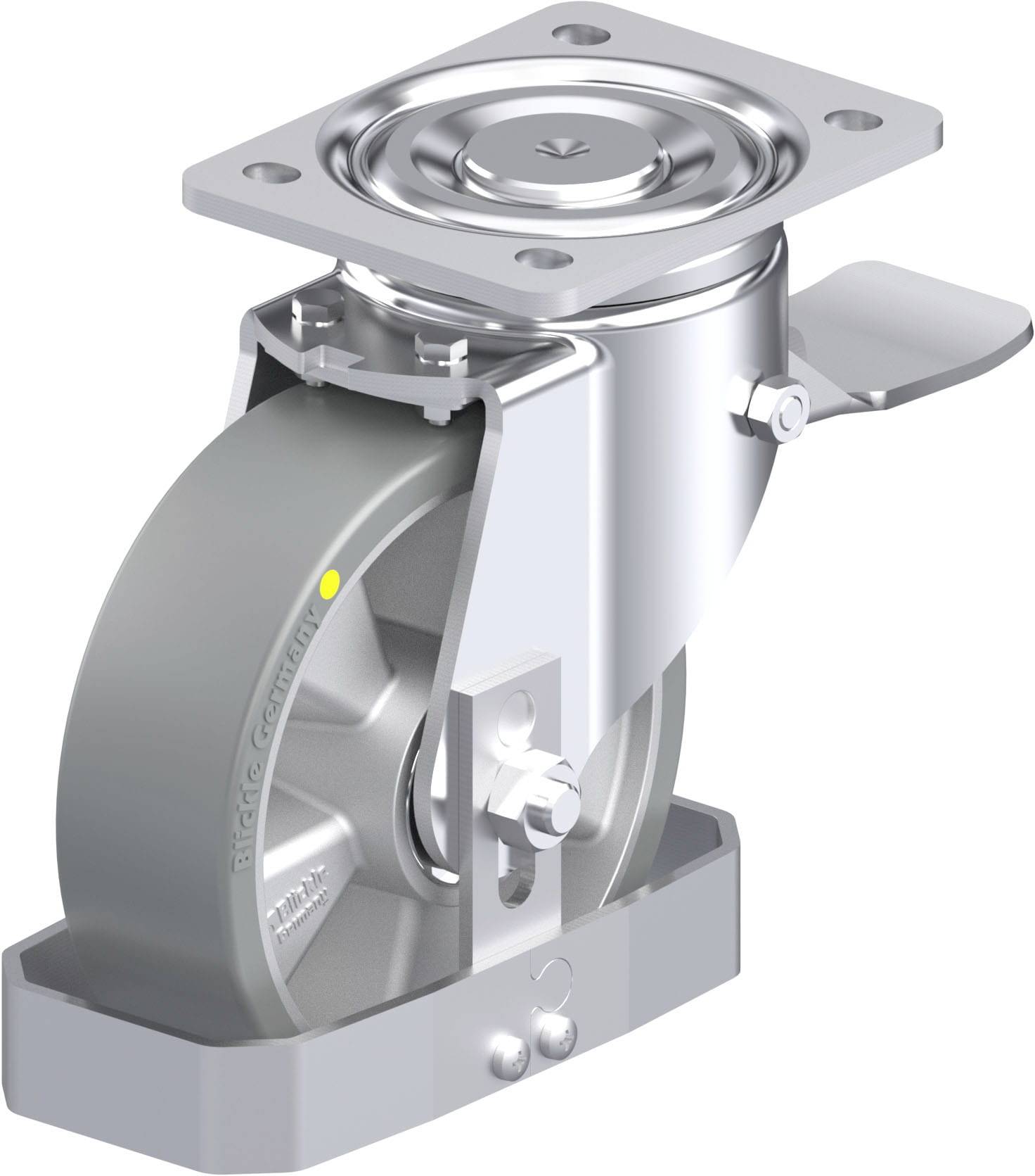 Blickle 939459 LH-ALTH 160K-ST-AS-FS Stahlblech-Lenkrolle Rad-Durchmesser: 160 mm Tragfähigkeit (max.): 750 kg 1 St.