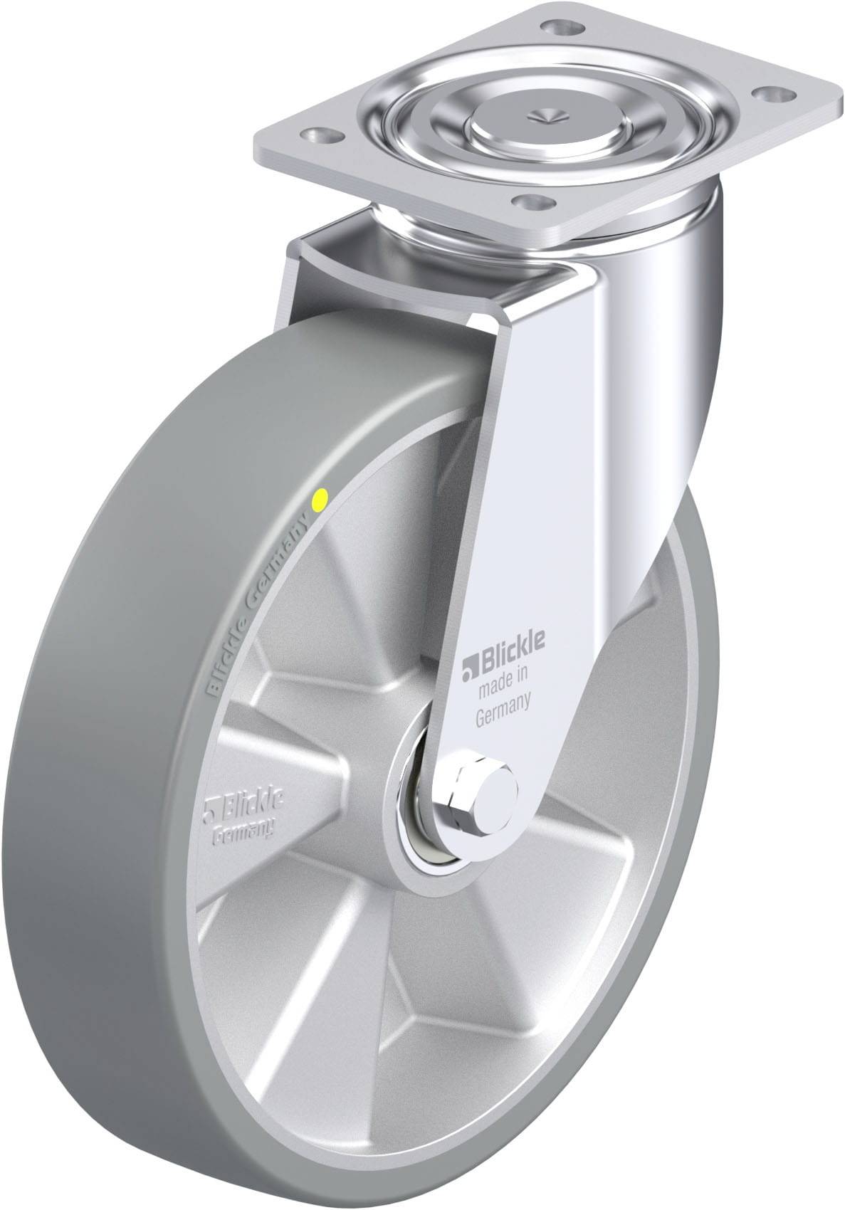 Blickle 936706 LH-ALTH 252K-AS Stahlblech-Lenkrolle Rad-Durchmesser: 250 mm Tragfähigkeit (max.): 900 kg 1 St.