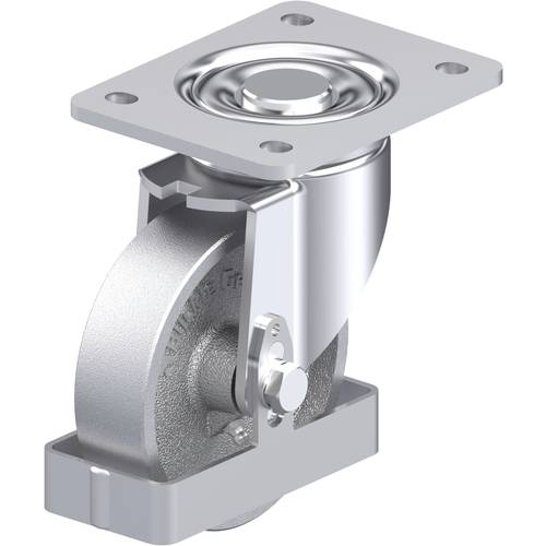 Thumbnail - Blickle 940285 LH-G 125G-3-FS Stahlblech-Lenkrolle Rad-Durchmesser: 125 mm Tragfähigkeit (max.): 450 kg 1 St.