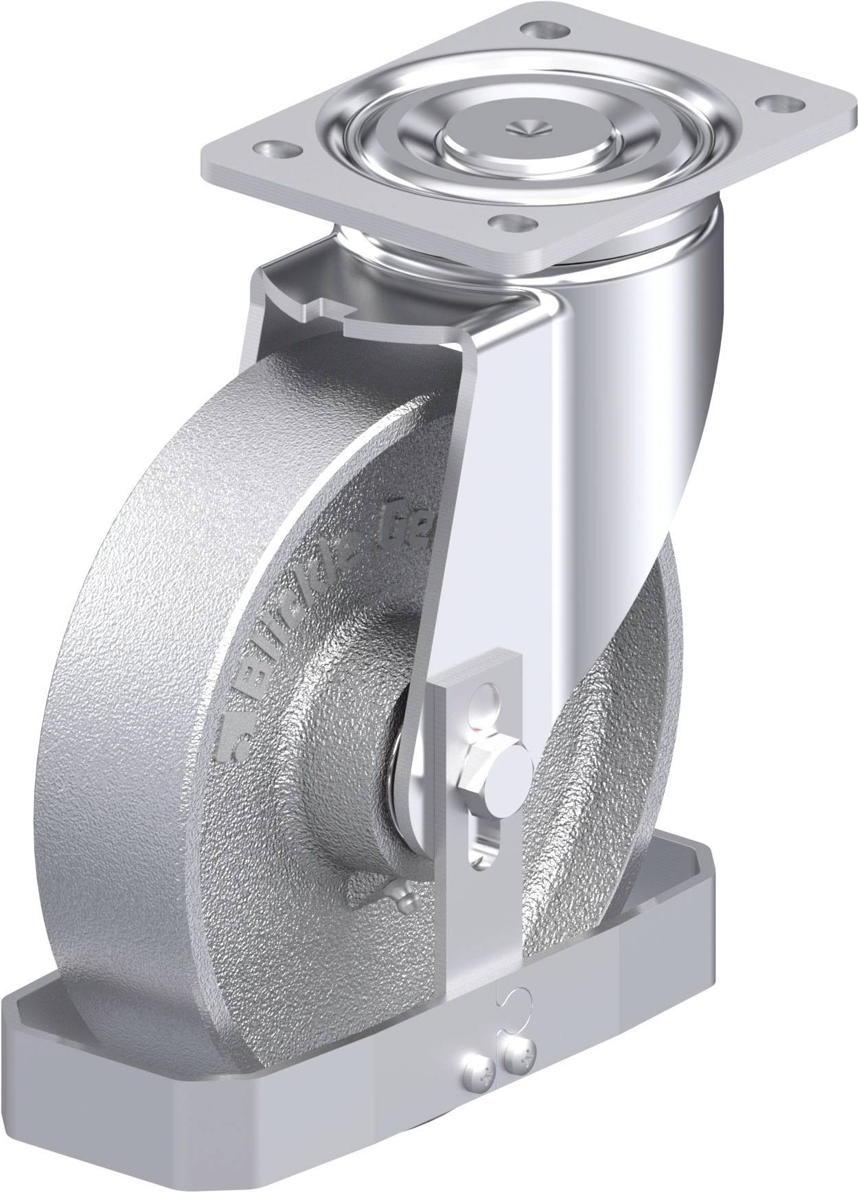 Blickle 940302 LH-G 200K-FS Stahlblech-Lenkrolle Rad-Durchmesser: 200 mm Tragfähigkeit (max.): 900 kg 1 St.