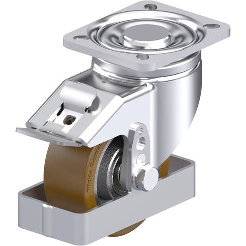 Blickle 858113 LH-GB 100K-1-FI-FS Stahlblech-Lenkrolle Rad-Durchmesser: 100 mm Tragfähigkeit (max.): 450 kg 1 St.