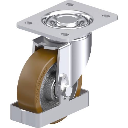 Blickle 921069 LH-GB 125K-3-FS Stahlblech-Lenkrolle Rad-Durchmesser: 125 mm Tragfähigkeit (max.): 550 kg 1 St.