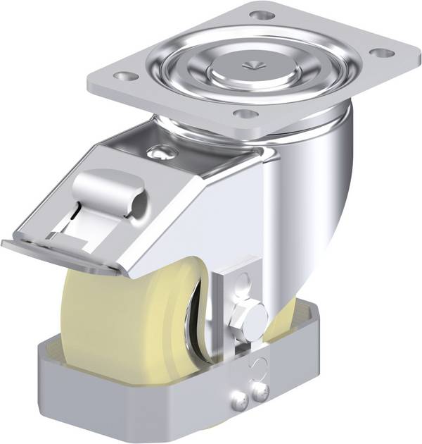 Blickle 886068 LH-GSPO 125K-FI-FS Stahlblech-Lenkrolle Rad-Durchmesser: 125 mm Tragfähigkeit (max.): 900 kg 1 St.