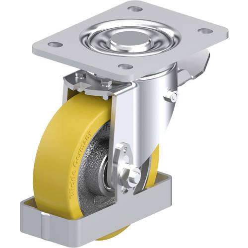 Blickle 906868 LH-GTH 125K-3-ST-FS Stahlblech-Lenkrolle Rad-Durchmesser: 125 mm Tragfähigkeit (max.): 550 kg 1 St.