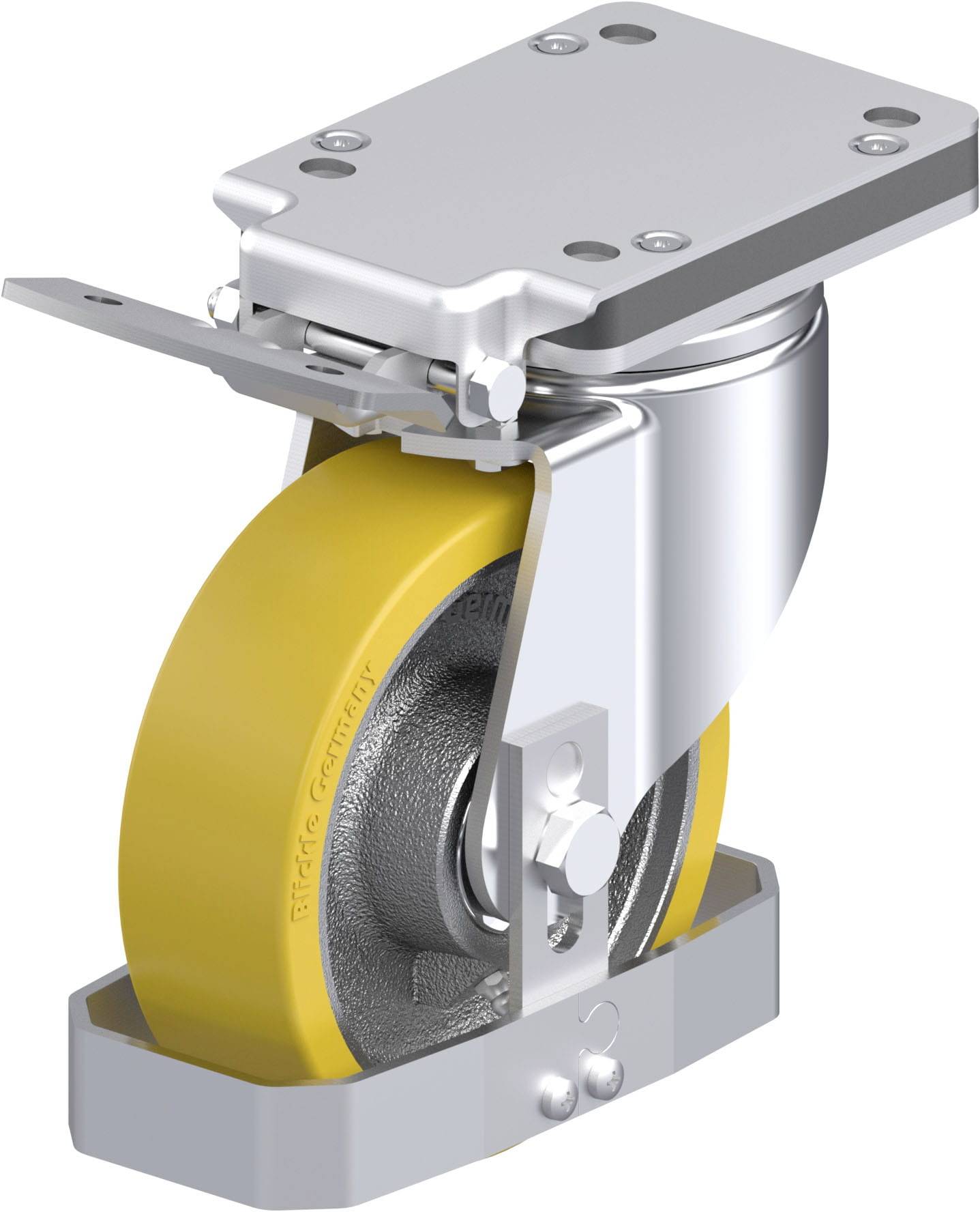 Blickle 920966 LH-GTH 160K-IS-FS Stahlblech-Lenkrolle Rad-Durchmesser: 160 mm Tragfähigkeit (max.): 800 kg 1 St.