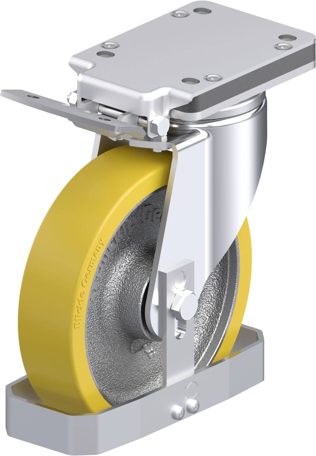 Blickle 939514 LH-GTH 200K-IS-FS Stahlblech-Lenkrolle Rad-Durchmesser: 200 mm Tragfähigkeit (max.): 900 kg 1 St.