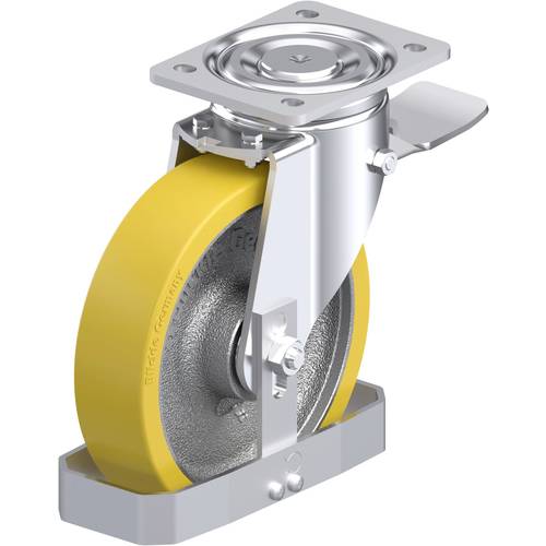 Thumbnail - Blickle 890800 LH-GTH 200K-ST-FS Stahlblech-Lenkrolle Rad-Durchmesser: 200 mm Tragfähigkeit (max.): 900 kg 1 St.