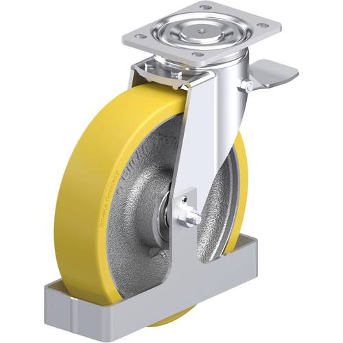 Thumbnail - Blickle 902326 LH-GTH 250K-ST-FS Stahlblech-Lenkrolle Rad-Durchmesser: 250 mm Tragfähigkeit (max.): 900 kg 1 St.