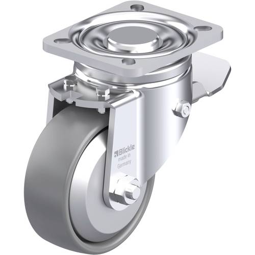 Blickle 946682 LH-PO 100G-1-ST-ELS-FA Stahlblech-Lenkrolle Rad-Durchmesser: 100 mm Tragfähigkeit (max.): 280 kg 1 St.