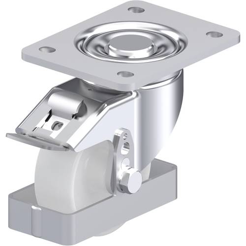 Thumbnail - Blickle 929089 LH-PO 100G-3-FI-FS Stahlblech-Lenkrolle Rad-Durchmesser: 100 mm Tragfähigkeit (max.): 280 kg 1 St.