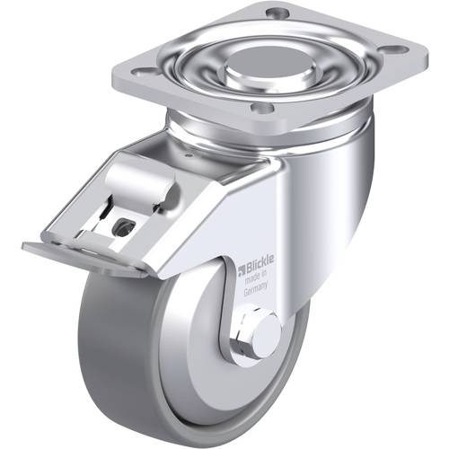 Blickle 946692 LH-PO 100KA-1-FI-ELS-FA Stahlblech-Lenkrolle Rad-Durchmesser: 100 mm Tragfähigkeit (max.): 280 kg 1 St.