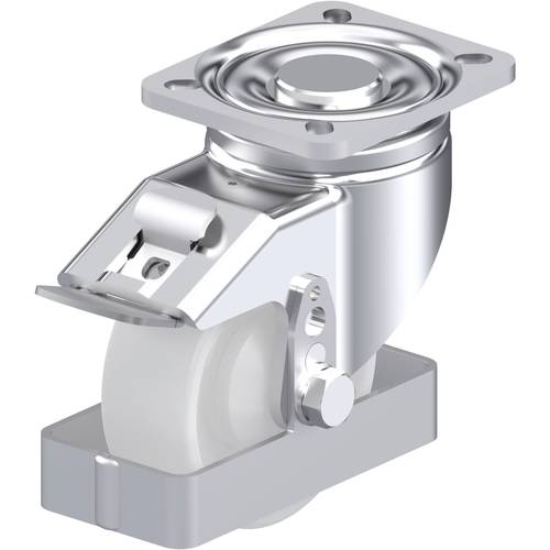 Blickle 908932 LH-PO 100KA-1-FI-FS Stahlblech-Lenkrolle Rad-Durchmesser: 100 mm Tragfähigkeit (max.): 280 kg 1 St.