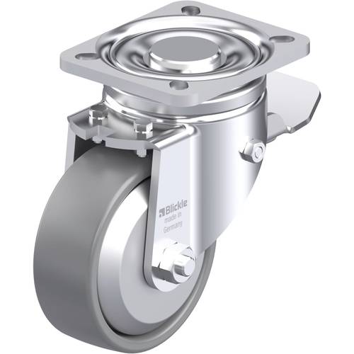 Blickle 946694 LH-PO 100KA-1-ST-ELS-FA Stahlblech-Lenkrolle Rad-Durchmesser: 100 mm Tragfähigkeit (max.): 280 kg 1 St.