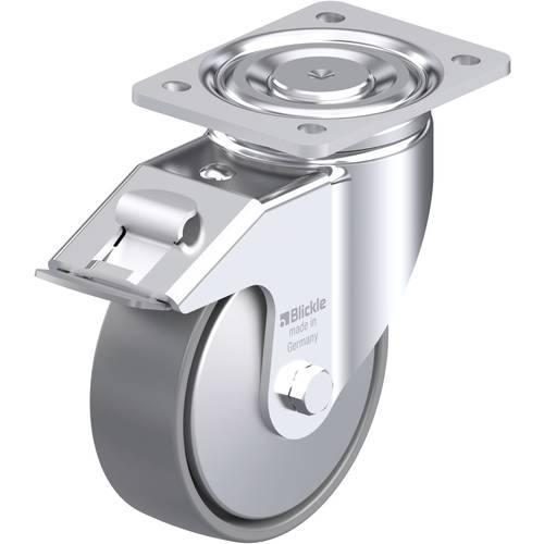 Blickle 946734 LH-PO 150K-FI-ELS-FA Stahlblech-Lenkrolle Rad-Durchmesser: 150 mm Tragfähigkeit (max.): 400 kg 1 St.