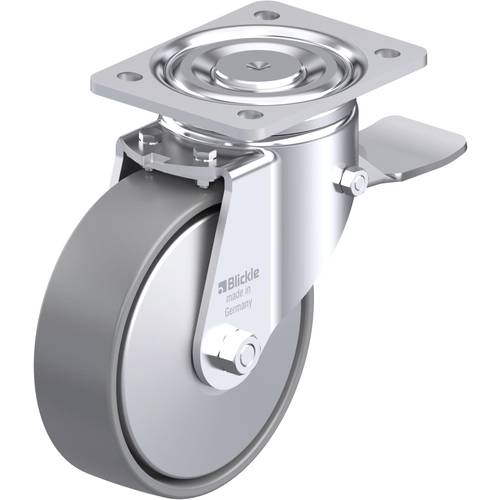 Blickle 946746 LH-PO 160G-ST-ELS-FA Stahlblech-Lenkrolle Rad-Durchmesser: 160 mm Tragfähigkeit (max.): 450 kg 1 St.