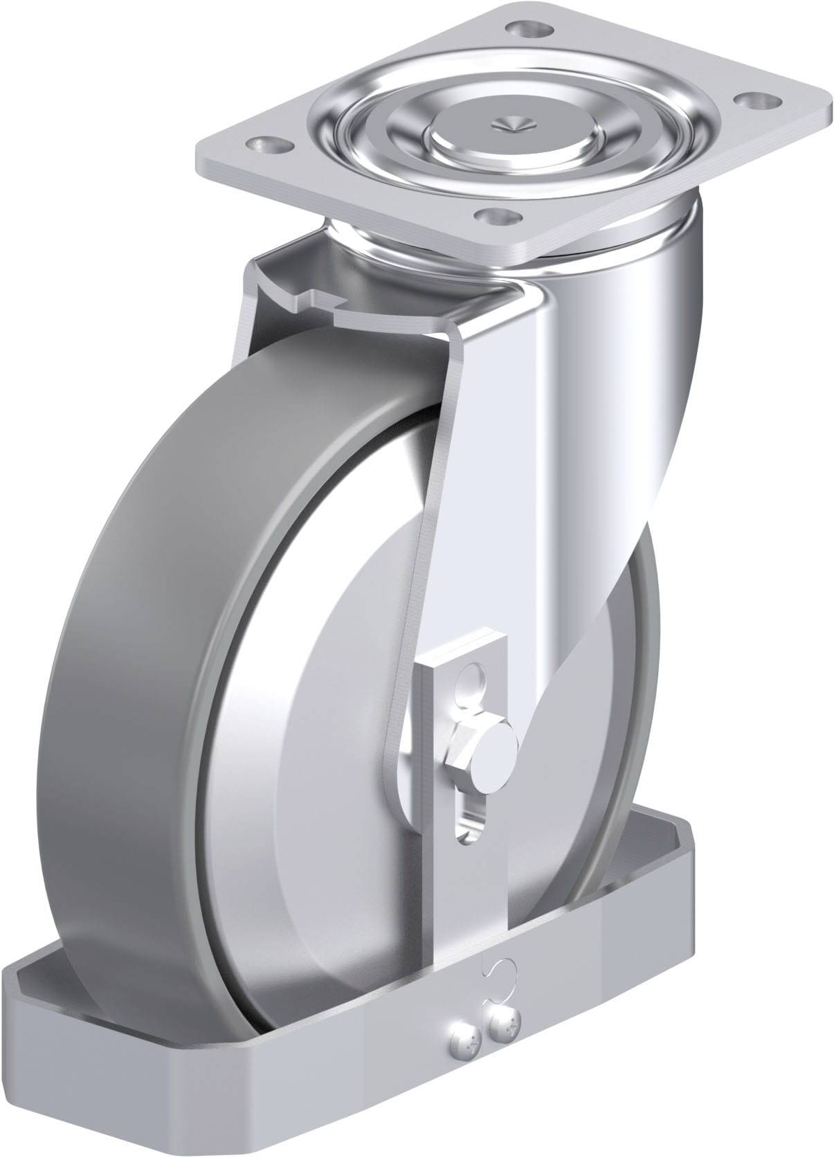 Blickle 946771 LH-PO 200K-ELS-FA-FS Stahlblech-Lenkrolle Rad-Durchmesser: 200 mm Tragfähigkeit (max.): 600 kg 1 St.