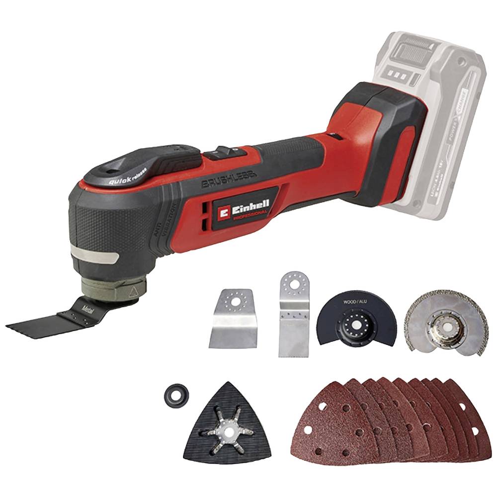 Einhell TP-MG 18 Li BL 4465190 Multifunctioneel accugereedschap Brushless, Zonder accu, Zonder lader, Incl. accessoires