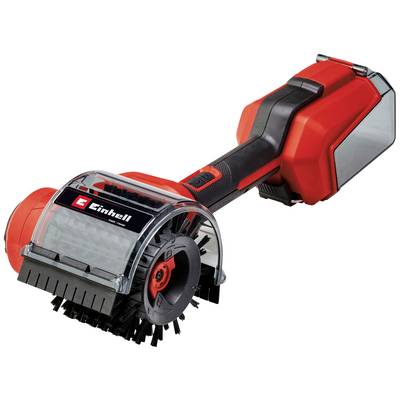 Elektrische Fugenbürste in Rot und Schwarz mit Einhell-Logo, geeignet zur Reinigung von Fugen und Oberflächen im Außenbereich.