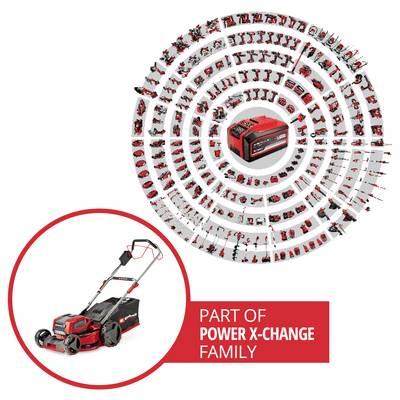 Einhell Professional Power X-Change GP-CM 36/47 S Li BL (4x4,0Ah) Akku Akku-Rasenmäher inkl. 2. Twincharger Ladegerät, i-2