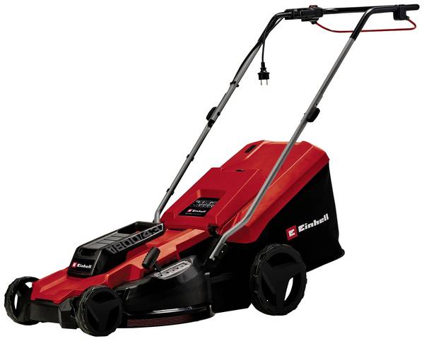 Einhell GC-EM 1800/43 Elektro Rasenmäher   mit Schnitthöhenverstellung, Höhenverstellbarer Griff mit Klappfunktion 1800 W  Schnittbreite (max.) 43 cm