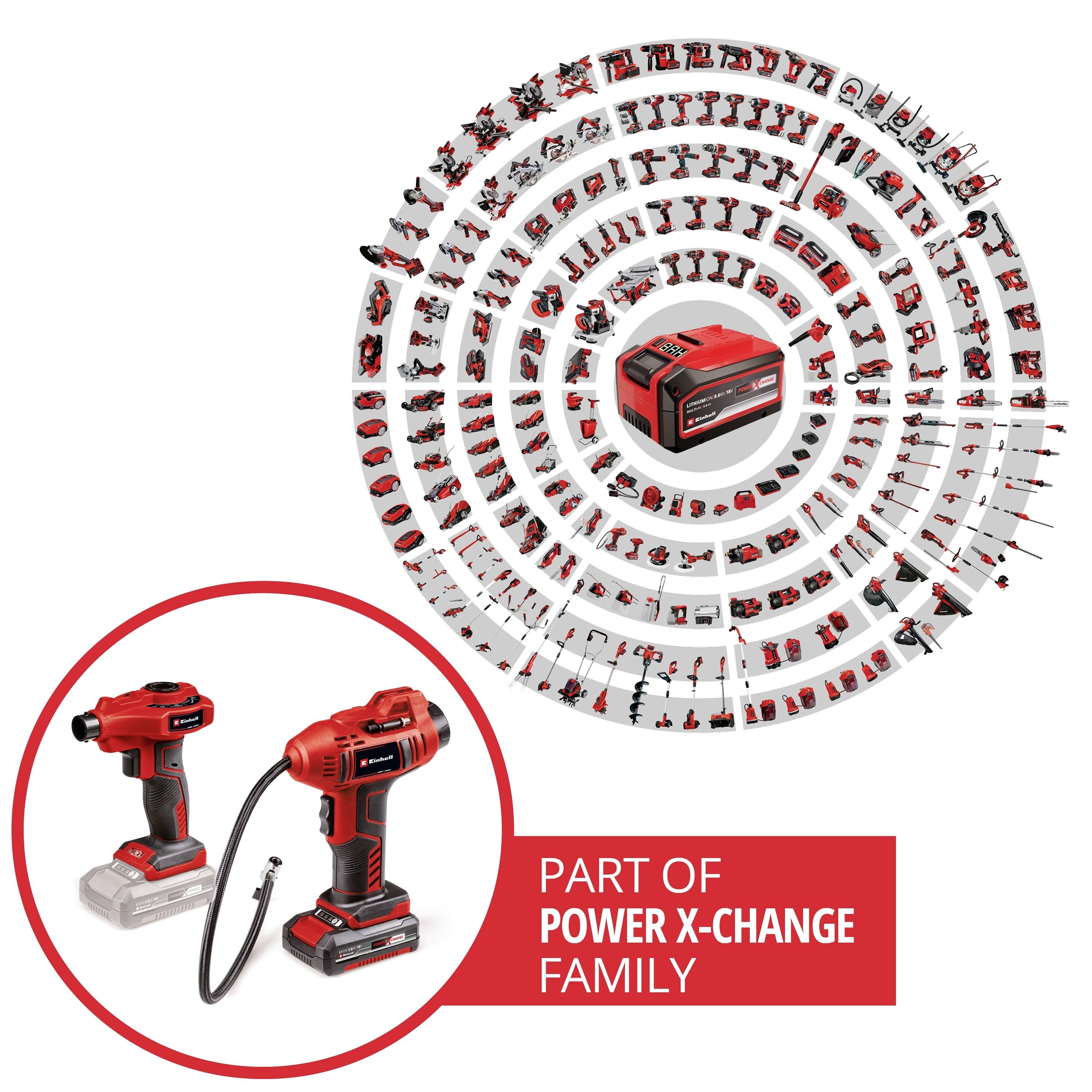 Einhell 2070111 Akku-Kompressor CE-AP 18+CE-CC 18+2,0 Ah Inkl. 1 Akku-4