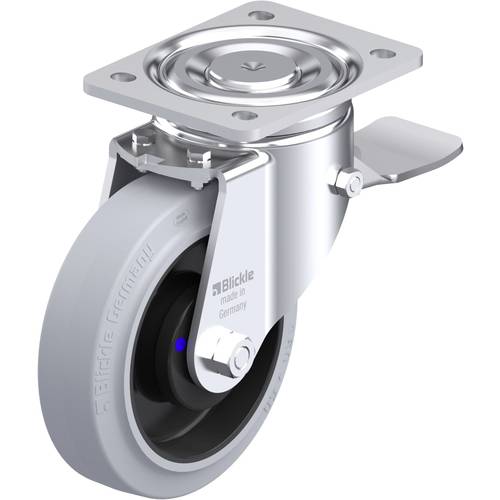 Blickle 310938 LH-POEV 160XKA-ST-SG Stahlblech-Lenkrolle Rad-Durchmesser: 160 mm Tragfähigkeit (max.): 400 kg 1 St.