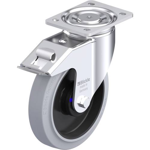 Blickle 851907 LH-POEV 200XKA-FI-SG Stahlblech-Lenkrolle Rad-Durchmesser: 200 mm Tragfähigkeit (max.): 500 kg 1 St.