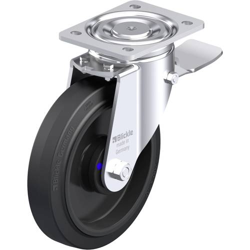 Blickle 851908 LH-POEV 200XKA-ST Stahlblech-Lenkrolle Rad-Durchmesser: 200 mm Tragfähigkeit (max.): 500 kg 1 St.
