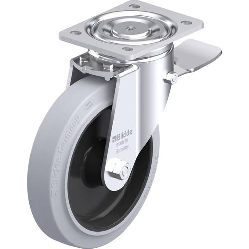 Blickle 851869 LH-POEV 200XR-ST-SG Stahlblech-Lenkrolle Rad-Durchmesser: 200 mm Tragfähigkeit (max.): 500 kg 1 St.