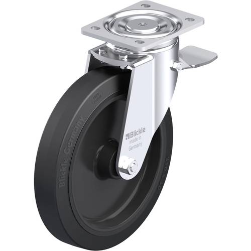 Blickle 851922 LH-POEV 250XR-ST Stahlblech-Lenkrolle Rad-Durchmesser: 250 mm Tragfähigkeit (max.): 600 kg 1 St.
