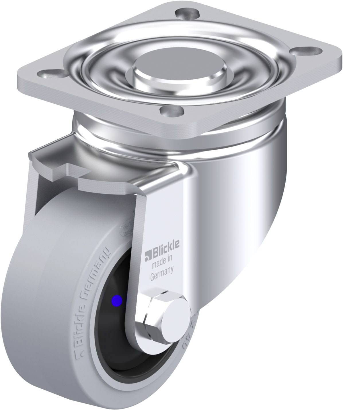 Blickle 945748 LH-POEV 82XKF-SG Stahlblech-Lenkrolle Rad-Durchmesser: 80 mm Tragfähigkeit (max.): 170 kg 1 St.