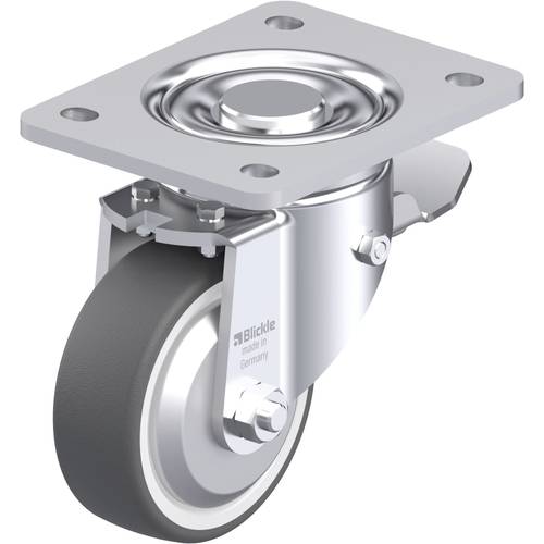Blickle 750092 LH-POTH 100K-3-ST-FA Stahlblech-Lenkrolle Rad-Durchmesser: 100 mm Tragfähigkeit (max.): 300 kg 1 St.