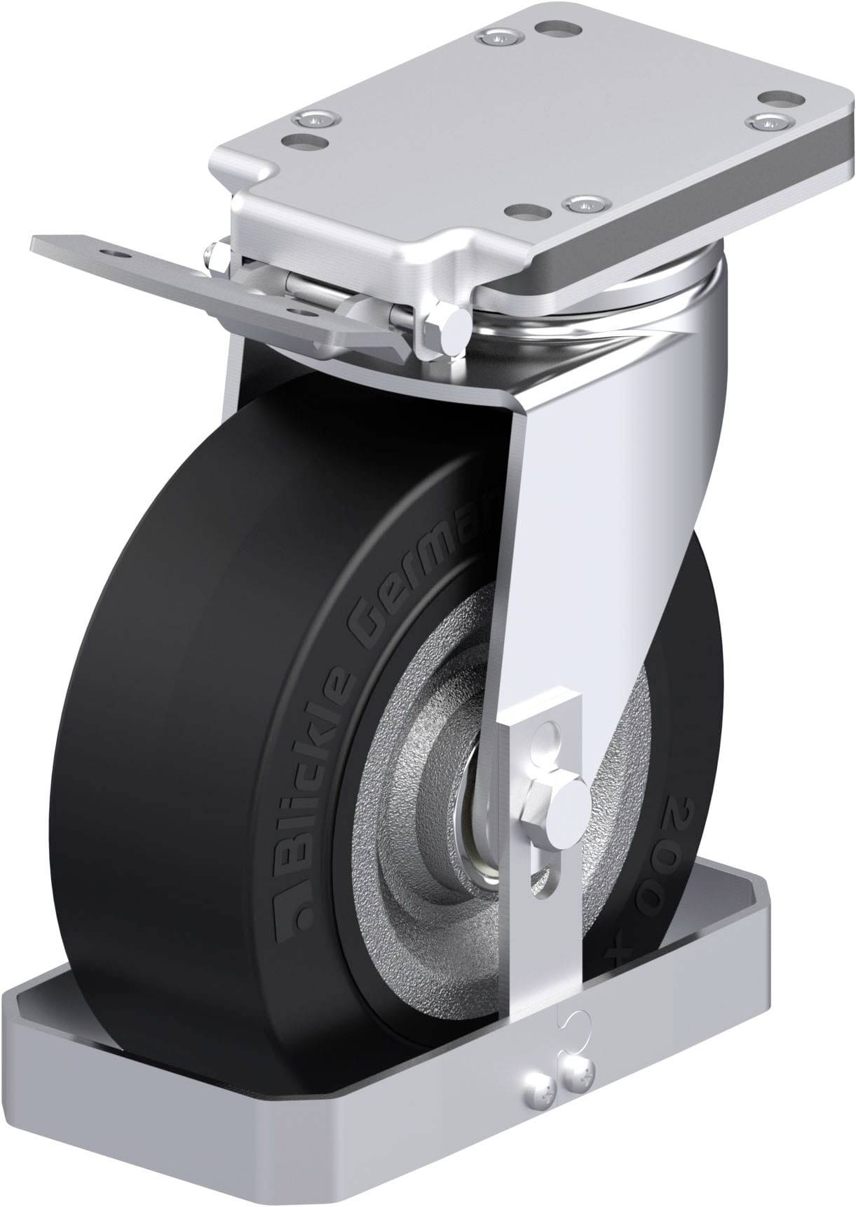 Blickle 960763 LH-SE 202K-IS-FS Stahlblech-Lenkrolle Rad-Durchmesser: 200 mm Tragfähigkeit (max.): 800 kg 1 St.