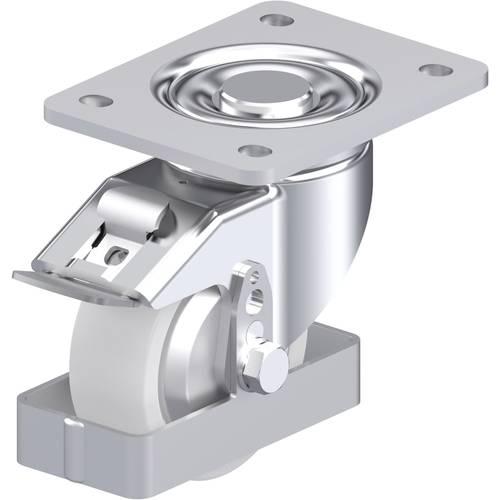 Blickle 940055 LH-SPO 100K-3-FI-FA-FS Stahlblech-Lenkrolle Rad-Durchmesser: 100 mm Tragfähigkeit (max.): 500 kg 1 St.