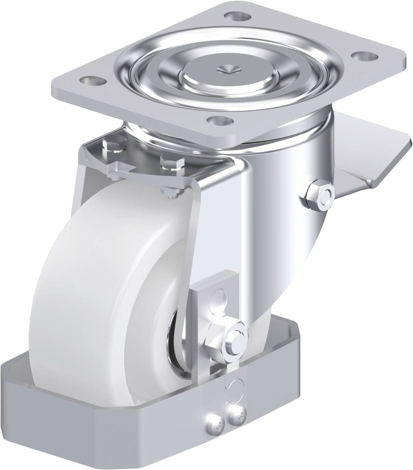 Thumbnail - Blickle 925461 LH-SPO 127K-ST-FS Stahlblech-Lenkrolle Rad-Durchmesser: 125 mm Tragfähigkeit (max.): 750 kg 1 St.